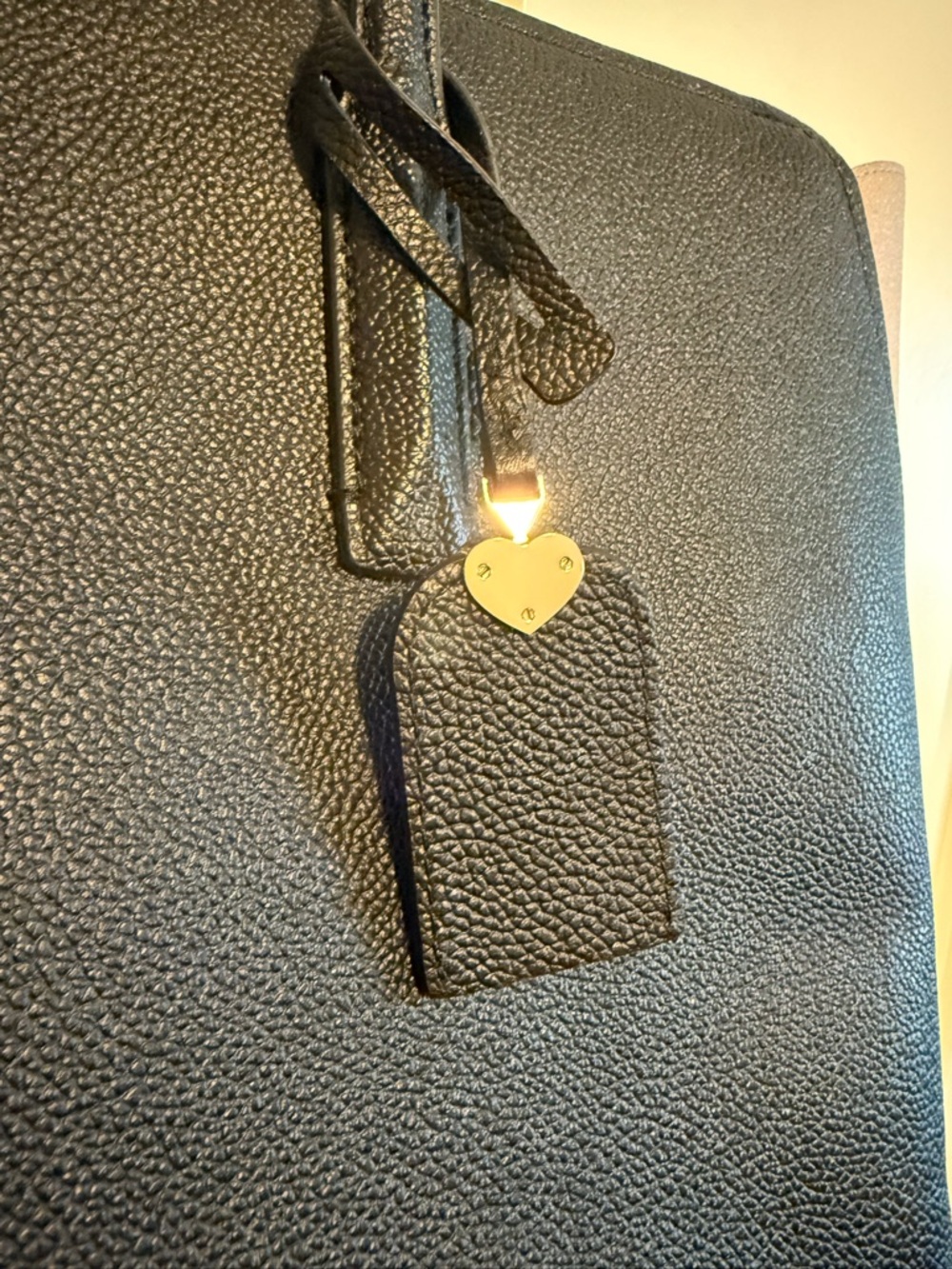 Elegant, Flawless kate spade Black Tote with Taupe Side Panels - Picture 3 of 6